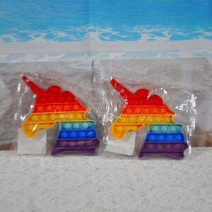2/$10 Unicorn Pop-It! for 6+ years - 2 New in Package MUST BUNDLE FOR THIS PRICE
